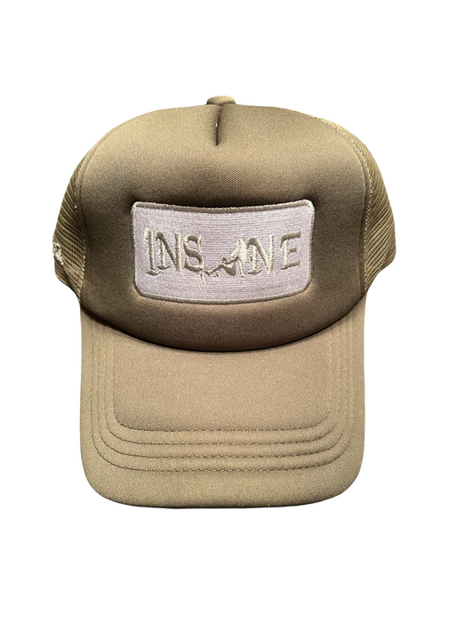 INSANE TRUCKER HAT (OLIVE)